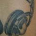 tattoo galleries/ - Black and Grey Headphone Tattoo - 60483
